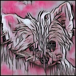 Picture of Australian Terrier-Comic Pink Mug