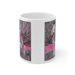 Picture of Bedlington Terrier-Comic Pink Mug