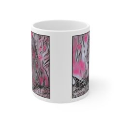 Picture of Belgian Sheepdog Belgian Shepherd-Comic Pink Mug