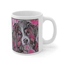 Picture of Bernese Mountain Dog-Comic Pink Mug
