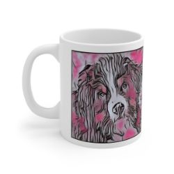 Picture of Bernese Mountain Dog-Comic Pink Mug
