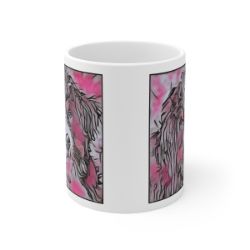 Picture of Bernese Mountain Dog-Comic Pink Mug
