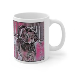 Picture of Bloodhound-Comic Pink Mug