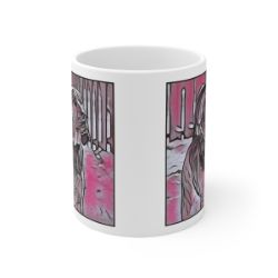 Picture of Bloodhound-Comic Pink Mug