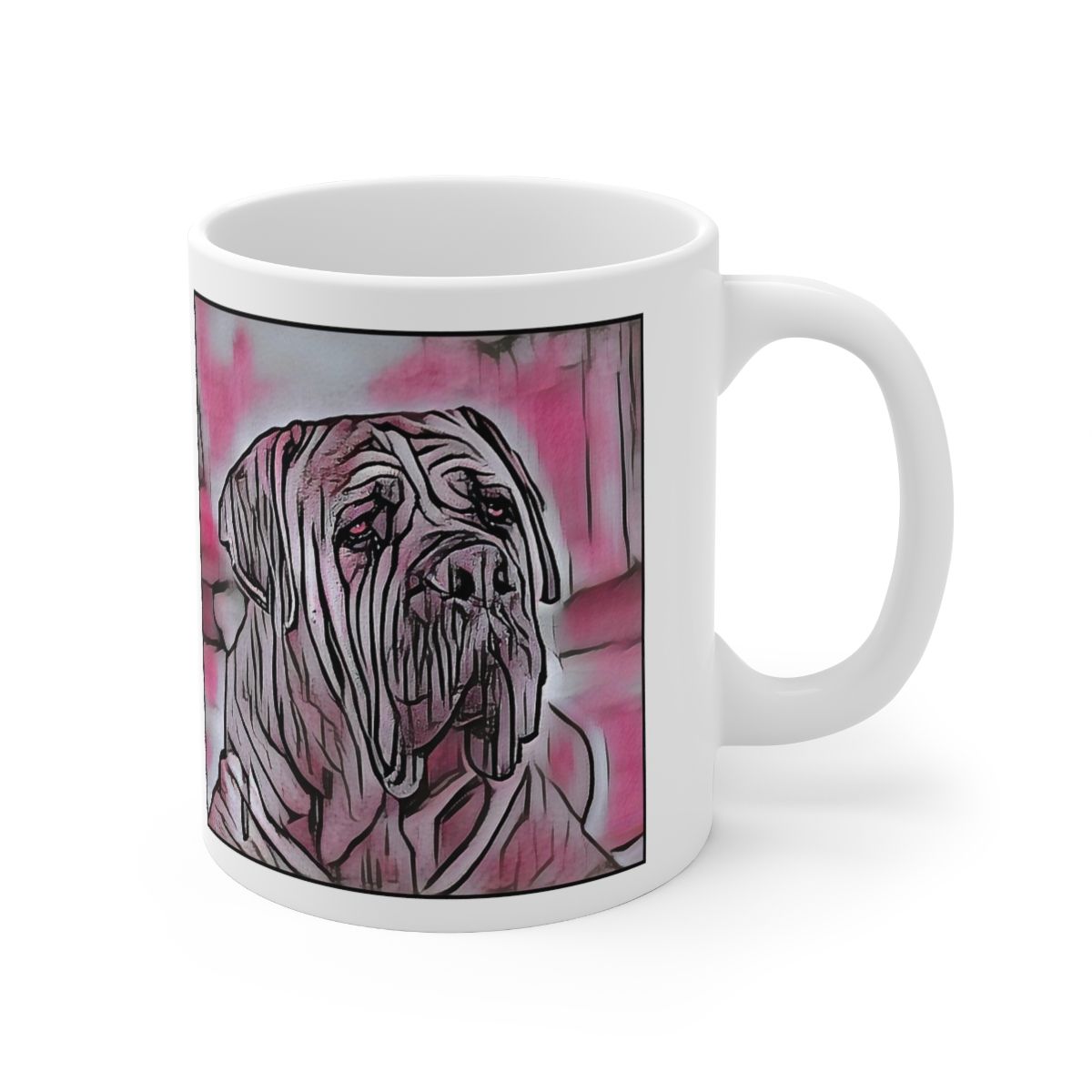 Picture of Boerboel-Comic Pink Mug