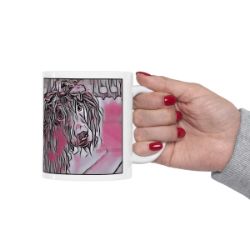 Picture of Boykin Spaniel-Comic Pink Mug