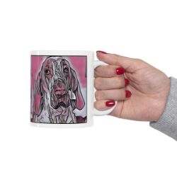 Picture of Bracco Italiano-Comic Pink Mug