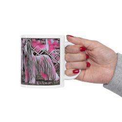 Picture of Briard-Comic Pink Mug