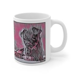 Picture of Brussels Griffon-Comic Pink Mug