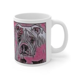 Picture of Bulldog-Comic Pink Mug