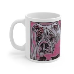 Picture of Bulldog-Comic Pink Mug