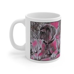 Picture of Bull Mastiff-Comic Pink Mug