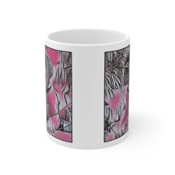 Picture of Bull Mastiff-Comic Pink Mug