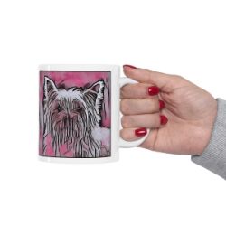 Picture of Cairn Terrier-Comic Pink Mug