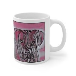 Picture of Cane Corso-Comic Pink Mug