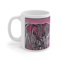 Picture of Cane Corso-Comic Pink Mug