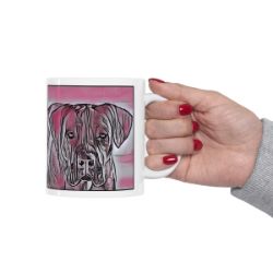 Picture of Cane Corso-Comic Pink Mug
