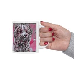 Picture of Cavapoo-Comic Pink Mug