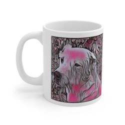 Picture of Central Asian Shepherd Dog-Comic Pink Mug