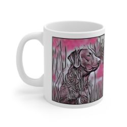 Picture of Chesapeake Retriever-Comic Pink Mug