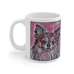 Picture of Chihuahua Long Hair-Comic Pink Mug