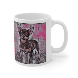 Picture of Chihuahua Smooth Coat-Comic Pink Mug