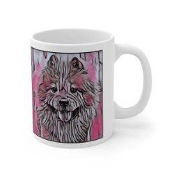 Picture of Chow Chow-Comic Pink Mug