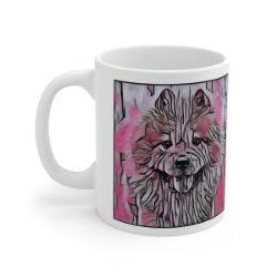 Picture of Chow Chow-Comic Pink Mug