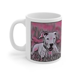 Picture of Dogo Argentino-Comic Pink Mug