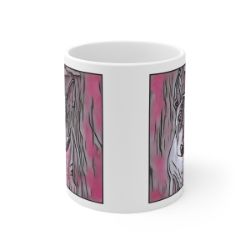 Picture of English Bull Terrier-Comic Pink Mug