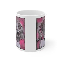 Picture of English Foxhound-Comic Pink Mug