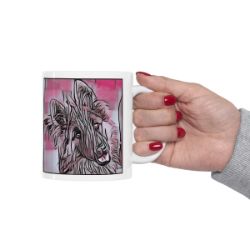 Picture of German Shepherd-Comic Pink Mug