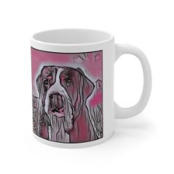 Picture of Greater Swiss Mountain Dog-Comic Pink Mug