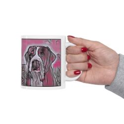 Picture of Greater Swiss Mountain Dog-Comic Pink Mug