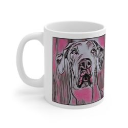 Picture of Great Dane-Comic Pink Mug