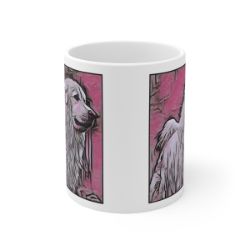 Picture of Great Pyrenees-Comic Pink Mug
