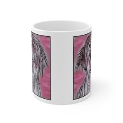 Picture of Irish Red and White Setter-Comic Pink Mug