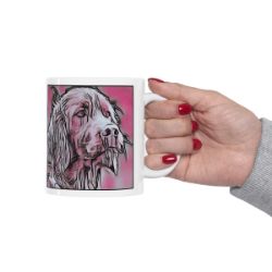 Picture of Irish Setter-Comic Pink Mug