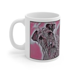 Picture of Irish Terrier-Comic Pink Mug