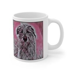 Picture of Irish Wolfhound-Comic Pink Mug