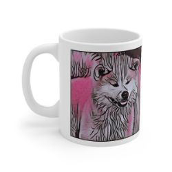 Picture of Japanese Akita Inu-Comic Pink Mug