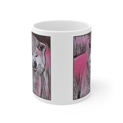 Picture of Japanese Akita Inu-Comic Pink Mug