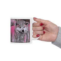 Picture of Japanese Akita Inu-Comic Pink Mug