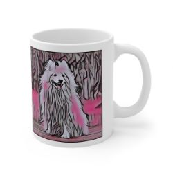 Picture of Japanese Spitz-Comic Pink Mug