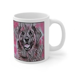 Picture of Leonberger-Comic Pink Mug