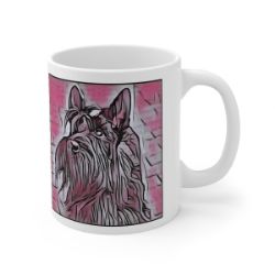 Picture of Scottish Terrier-Comic Pink Mug