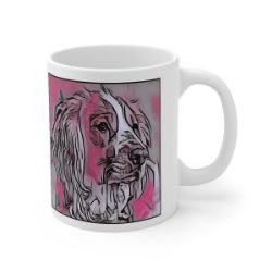Picture of Welsh Springer Spaniel-Comic Pink Mug