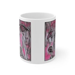 Picture of Whippet-Comic Pink Mug