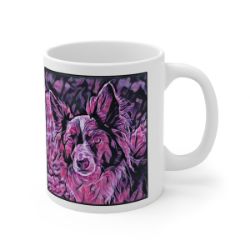 Picture of Border Collie-Violet Femmes Mug
