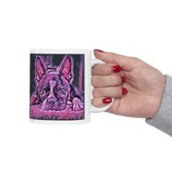Picture of Boston Terrier-Violet Femmes Mug